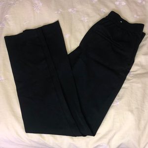 H&M Black Stretchable Slacks with Belt Loops